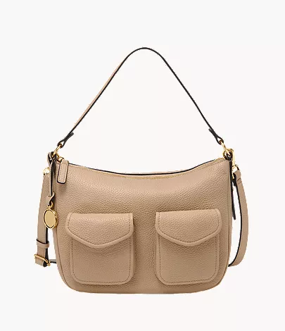 Jolie Leather Cargo Crossbody Bag