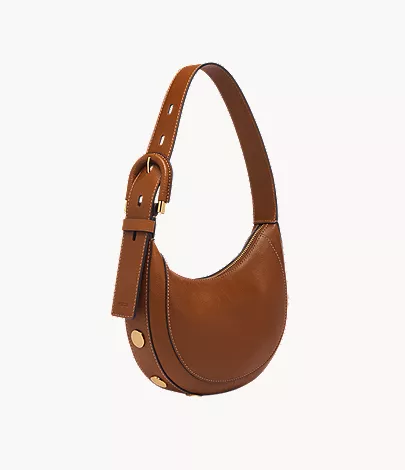 Harwell Leather Crescent Bag - Image 4