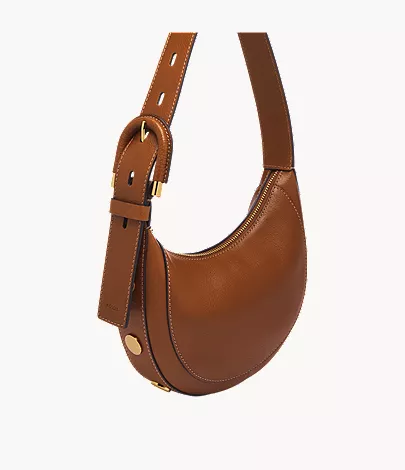 Harwell Leather Crescent Bag - Image 5