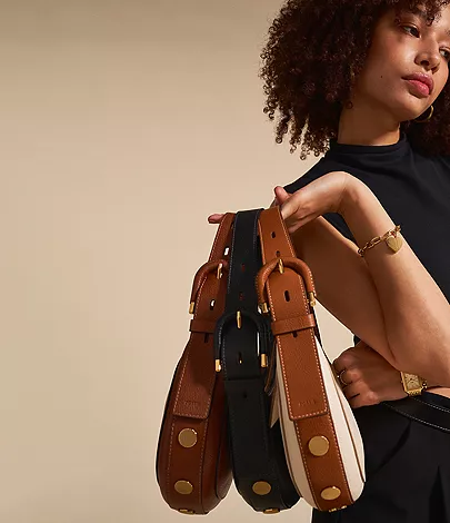 Harwell Leather Crescent Bag - Image 7